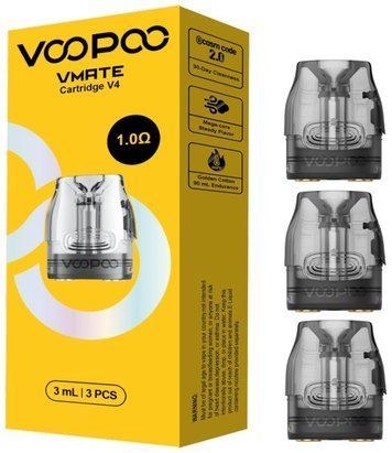 Картридж Voopoo Vmate V4 Pod Cartridge 3ml 1.0 Ом VOOPOO-VMATE-V4-10 фото