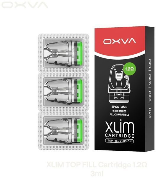 Картридж OXVA Xlim v3 Cartridge 3ml 1.2 Ом OXVA-XLIMV3-CART-12-3ML фото