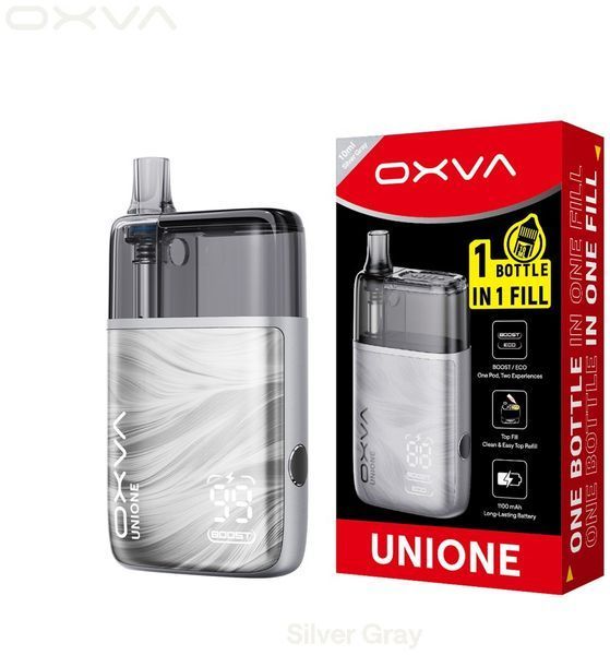 Pod-система OXVA UNIONE 1100 mAh - Silver Gray OXVA-UNIONE-SILVERGRAY фото
