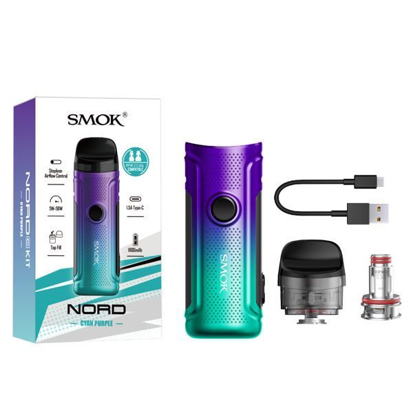 Pod-система SMOK Nord C - Transparent Blue 23827 фото