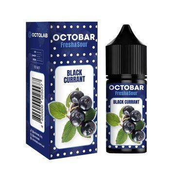 Рідина Octobar Fresh & Sour Blackcurrant (Чорна Смородина) 30ml (набір компонентів) 460035 фото