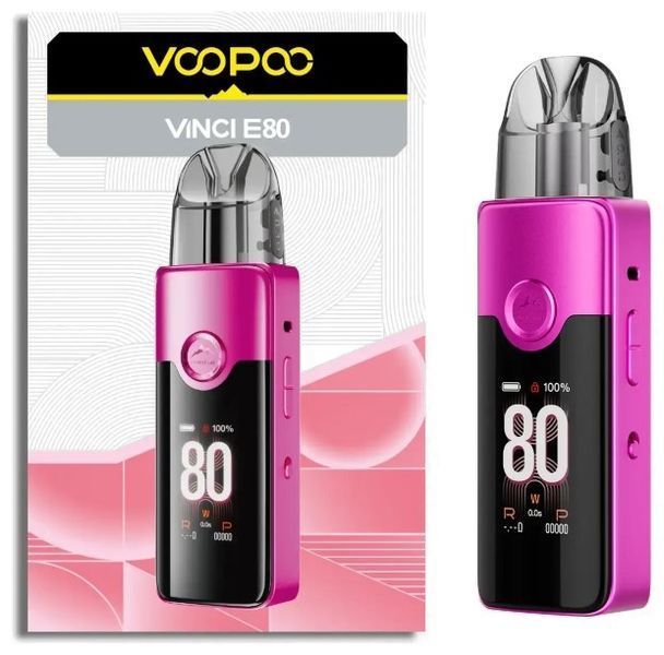 Pod-система VooPoo Vinci E80 - Rose Red VOOPOO-VINCIE80-ROSERED фото